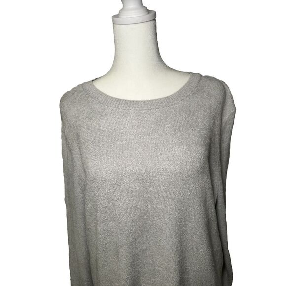 J. Jill Sweaters - J JILL Grey sweater pullover size 1X Super Soft stretchy Comfy Casual